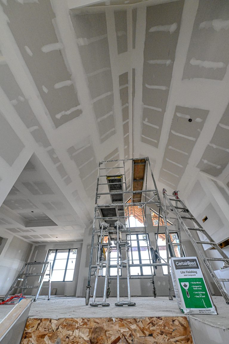Tall Ceilings in Living Room